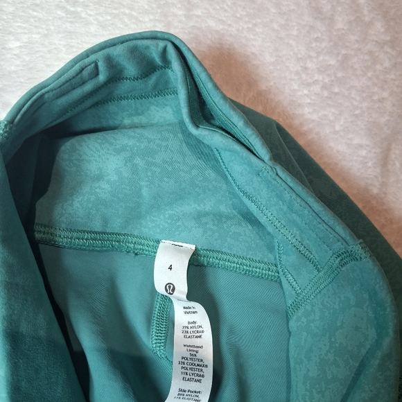 lululemon athletica Kids Teal Leggings - Picture 5 of 7
